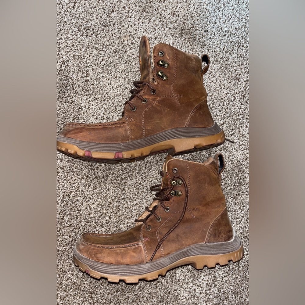 Twisted X Rugged Brown Leather Boots